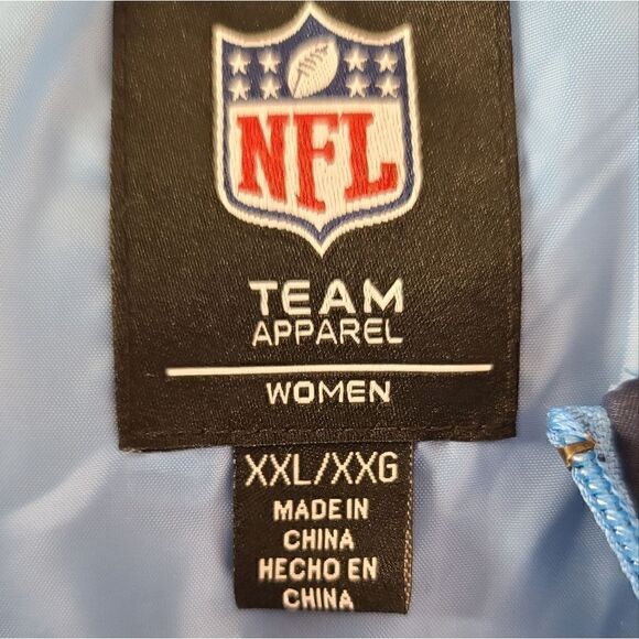 NFL Team Apparel Tennessee Titans Women's Windbreaker Jacket XXL NWT - Picture 3 of 8